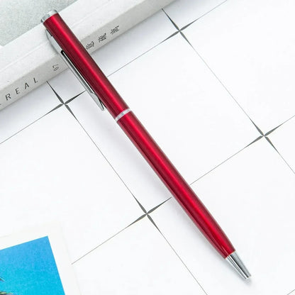 Custom Rose Gold Pens Slim Metal Ballpoint Pens With Engraved Name Or Logo Ideal For School Office
