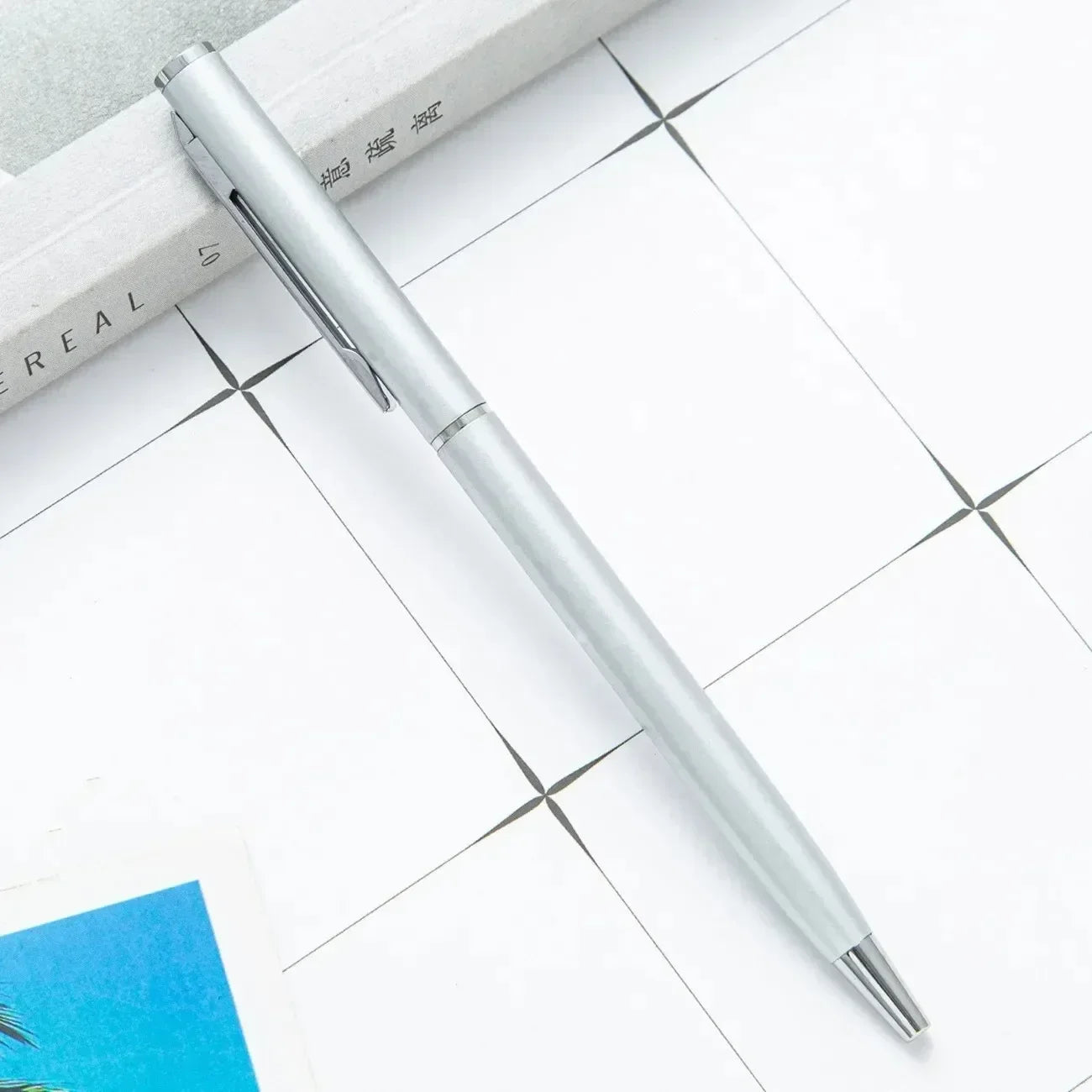 Custom Rose Gold Pens Slim Metal Ballpoint Pens With Engraved Name Or Logo Ideal For School Office