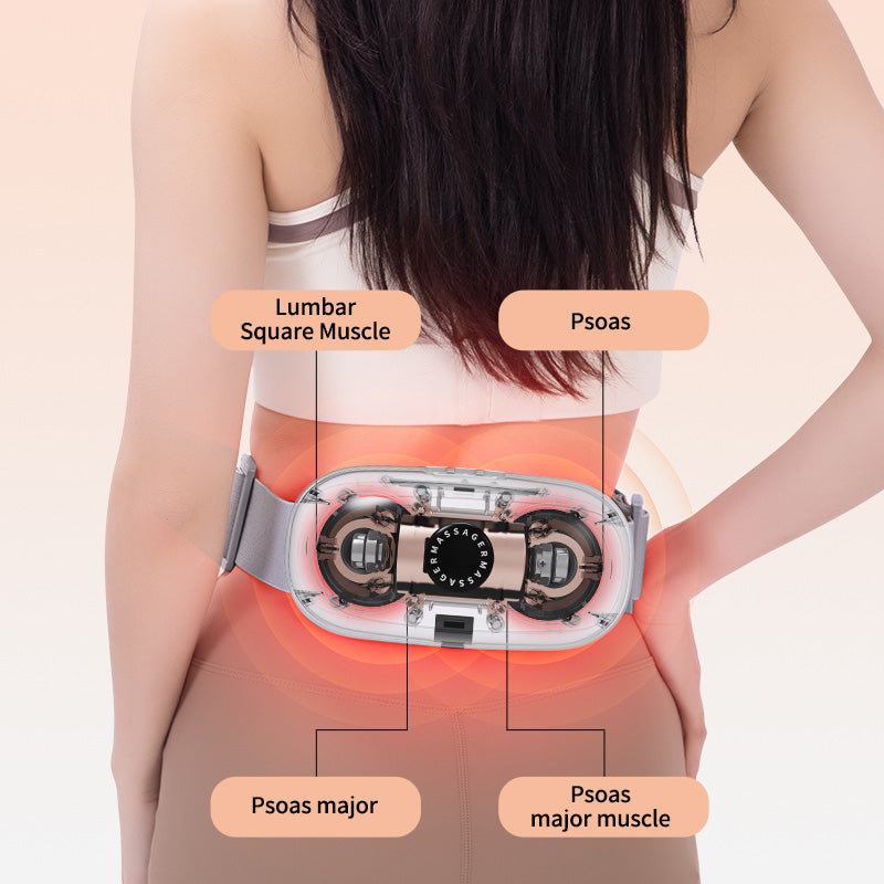 Portable Warm Palace Waist Massager Multifunctional Menstrual Pad For Cramp  Lumbago Relief 3