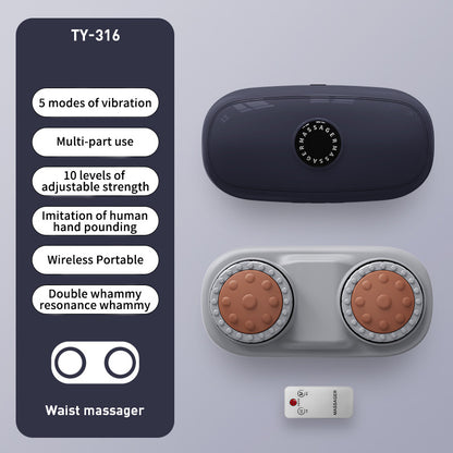 Portable Warm Palace Waist Massager Multifunctional Menstrual Pad For Cramp  Lumbago Relief 6