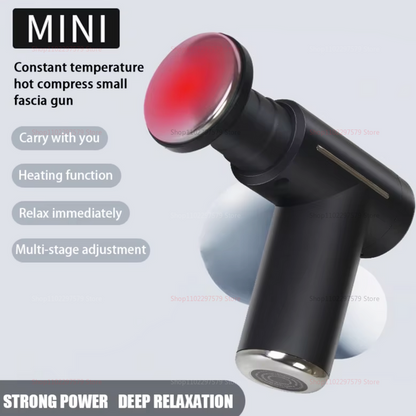 Muscle Fascia Gun Professional Fitness, Mini Portable Hot and Cold Compress, Small Electric Shock Gun Muscle Relaxer