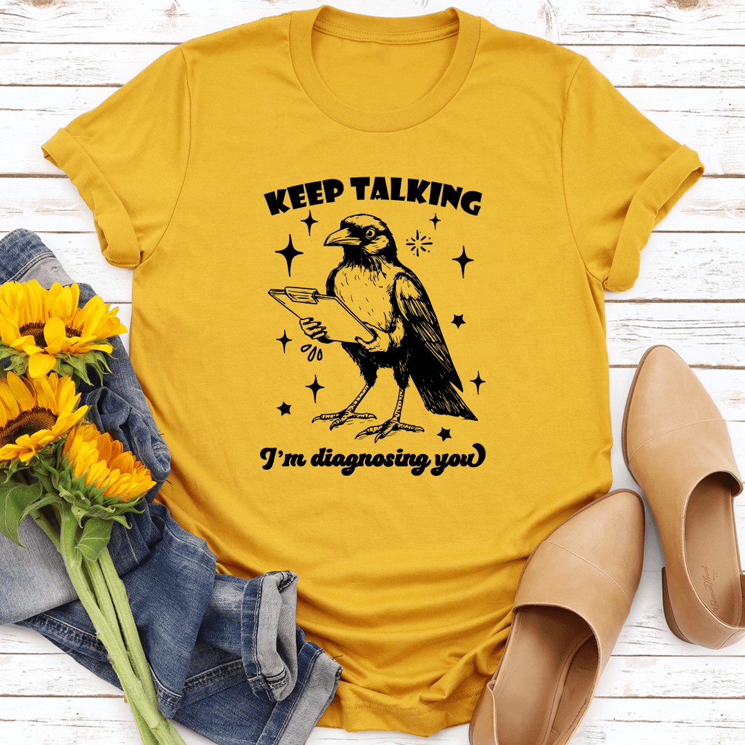 Crow Keep Talking Tee