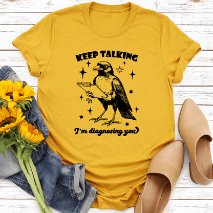 Crow Keep Talking Tee