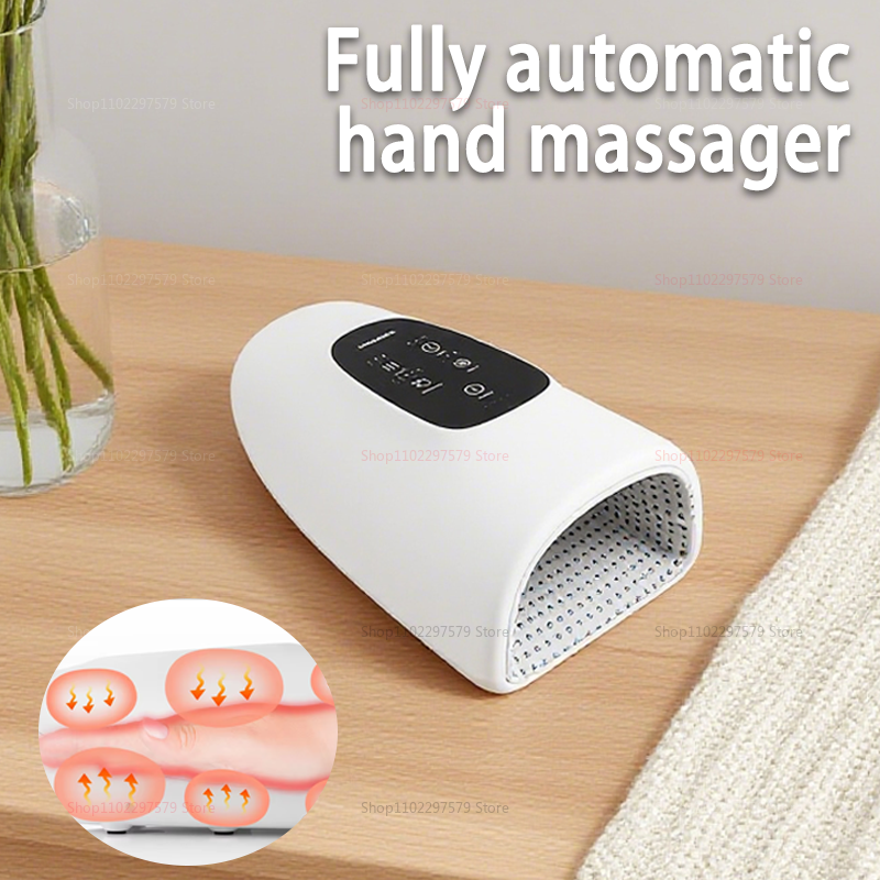 Finger Hand Massager for Home, Wrist Palm Pain Relief, Hot Compress Therapy, Acupoint Hand Care Gift Relaxation