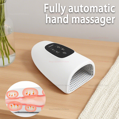 Finger Hand Massager for Home, Wrist Palm Pain Relief, Hot Compress Therapy, Acupoint Hand Care Gift Relaxation