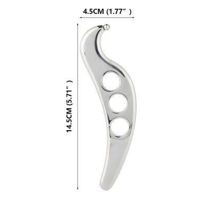 Manual Massage Stainless Steel Gua Sha Tool, Physical Therapy Scraping Board, Pain Relief, Tissue Mobilization