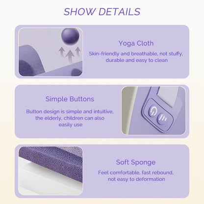 Rechargeable 6D Ergonomic Neck and Shoulder Massager, Foreverlily Neck Cervical Massage Pillow, Knead Waist Leg