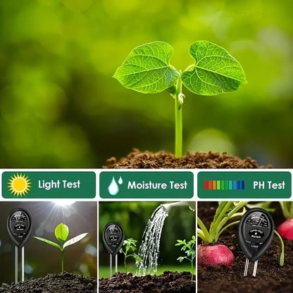 3 In 1 Soil PH Moisture Light Sensor Meter 2