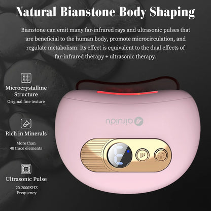 Physical Fatigue Guasha Plate Jade Face Massager Electric Massage Board For Face Relieve Scrapers T 3
