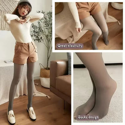 Womens Thermal Fleece Lined Leggings  High Waist Thick Plush Insulated Tights For Cozy Winter Warmt 5
