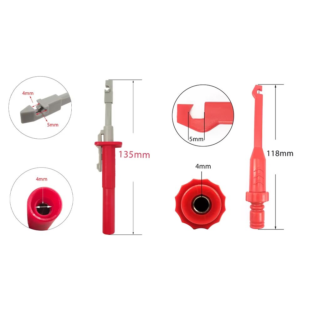Insulated Piercing Test Clip  Safety Car Circuit Detection Probe For Electrical Diagnostics 2