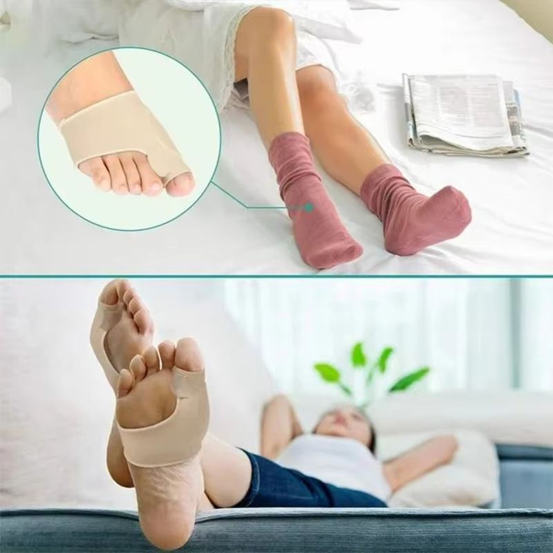 ComfortFit Bunion Corrector Toe Separator Sleeve  Big Toe Straightener  Protector For Pain Relief A 5
