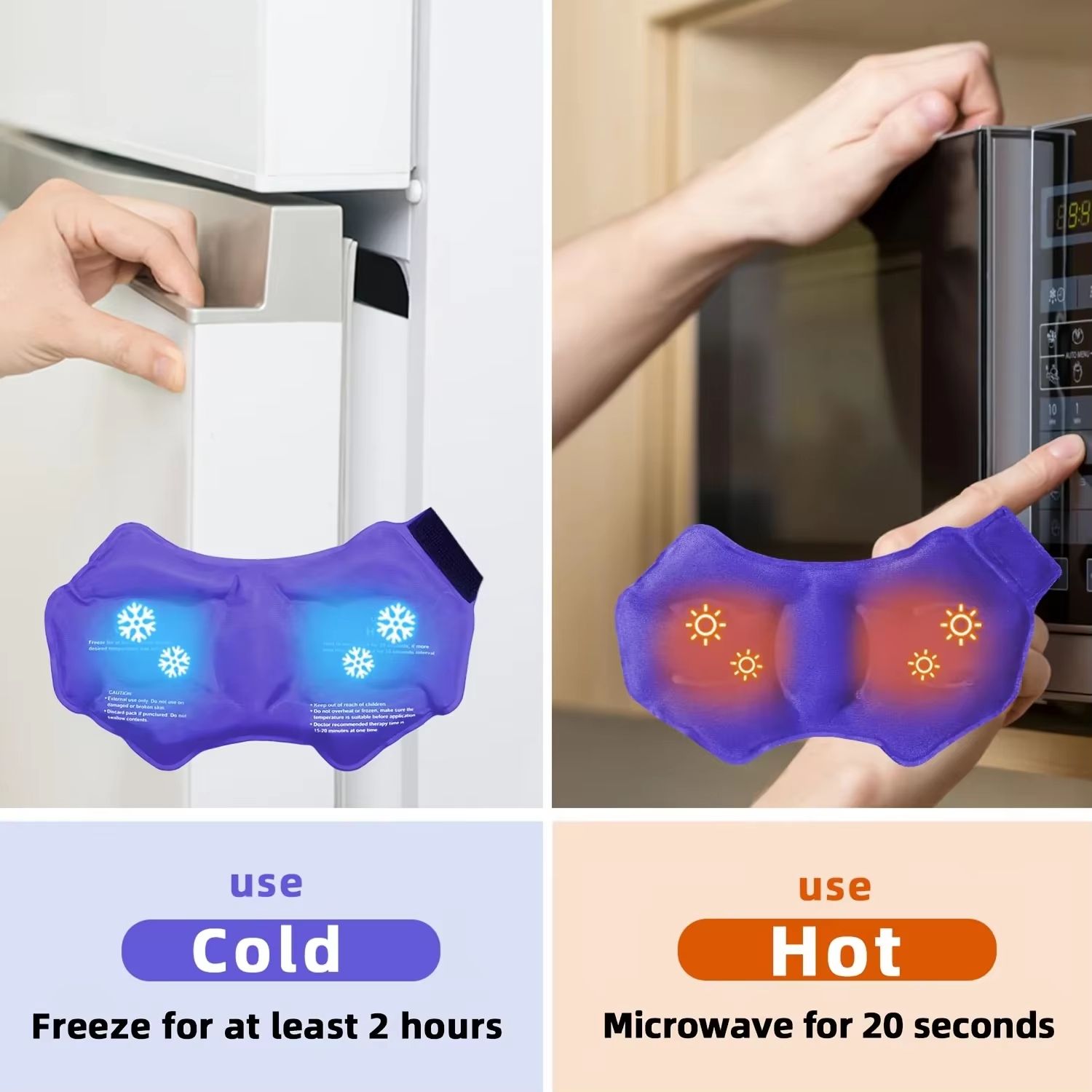 Hot  Cold Ankle Brace Ice Pack Wrap  Reusable Gel Therapy Support For Pain Relief Sprains  Sports I 5