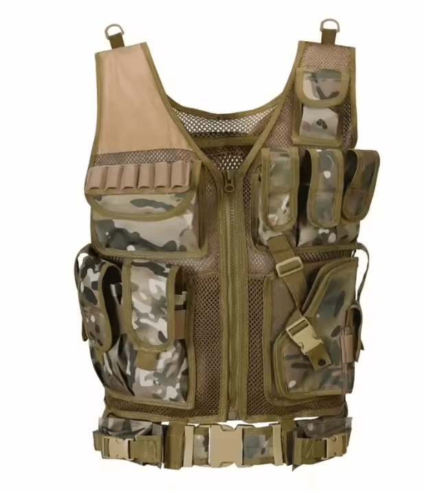 Tactical Vest Multi Pocket Combat Security Vest For Hunting Outdoor Training And Airsoft 6