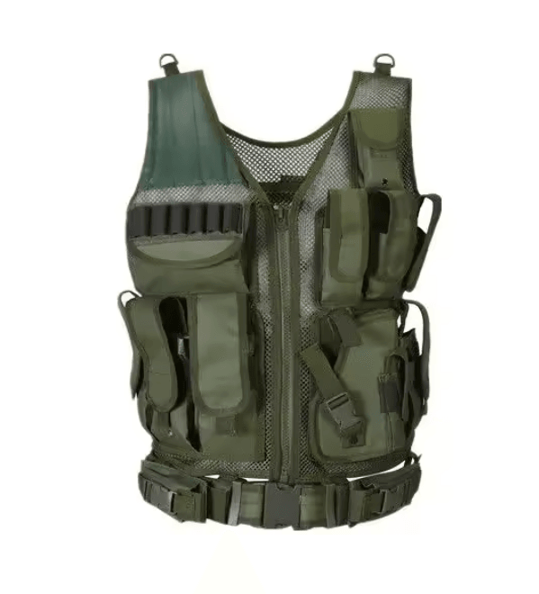 Tactical Vest Multi Pocket Combat Security Vest For Hunting Outdoor Training And Airsoft 7