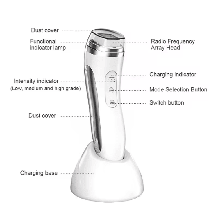 RF Radio Frequency Face Lifting Device Skin Tightening Wrinkle Remover Massager 1
