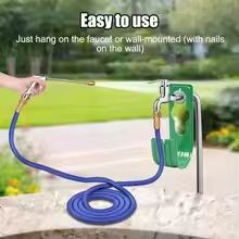 HeavyDuty Garden Hose Holder  Wall Mount Water Pipe Organizer  Storage Rack 2