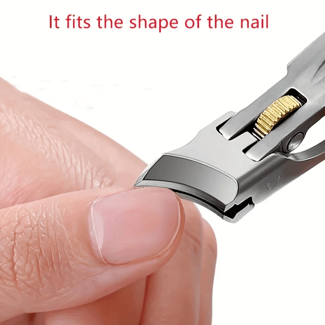 Stainless Steel Nail Clippers Precision Slant Edge For Thick And Ingrown Nails 1