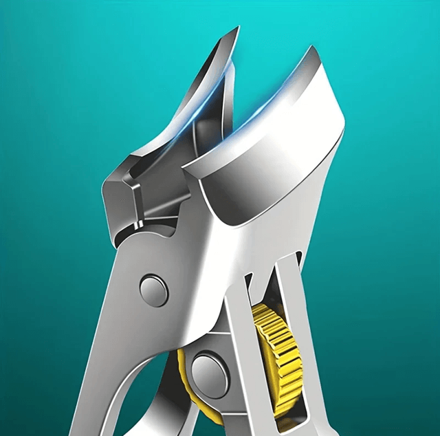 Stainless Steel Nail Clippers Precision Slant Edge for Thick and Ingrown Nails