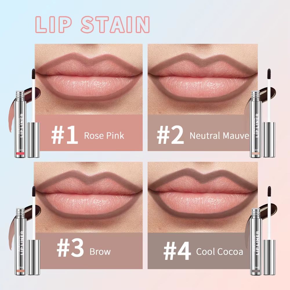 Peel Off Tattoo Lip Tint  Waterproof LongLasting Matte Lip Stain  Lip Liner For Bold Defined Color 3
