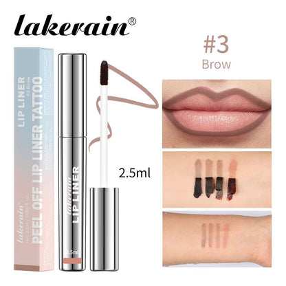 Peel Off Tattoo Lip Tint  Waterproof LongLasting Matte Lip Stain  Lip Liner For Bold Defined Color 11