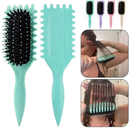 Salon Styling Curly Hair Brush  Professional Detangling  Shaping Tool For Mens And Womens Natural C 1