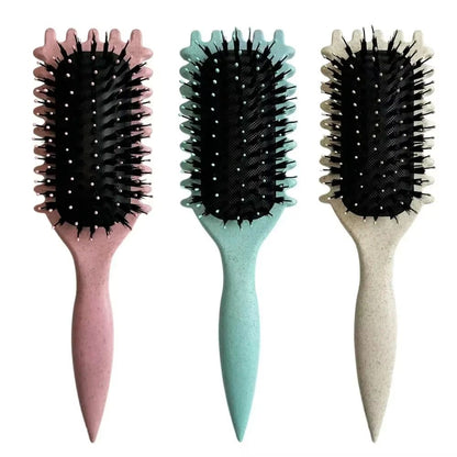 Salon Styling Curly Hair Brush  Professional Detangling  Shaping Tool For Mens And Womens Natural C 4
