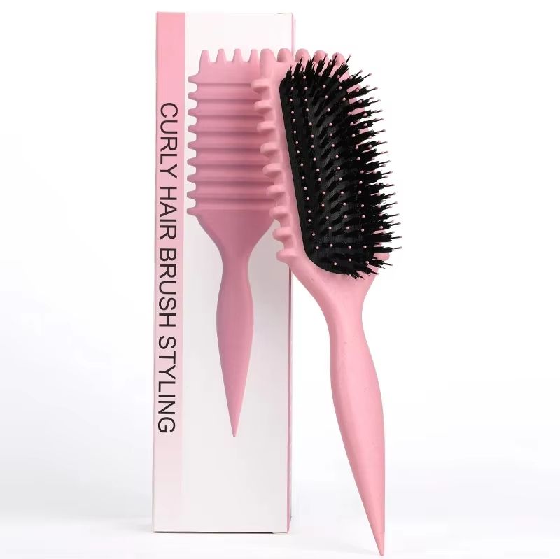 Salon Styling Curly Hair Brush  Professional Detangling  Shaping Tool For Mens And Womens Natural C 6