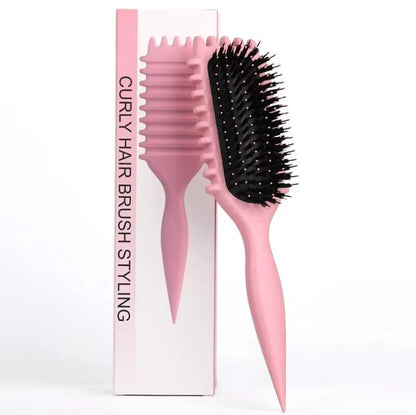 Salon Styling Curly Hair Brush  Professional Detangling  Shaping Tool For Mens And Womens Natural C 6