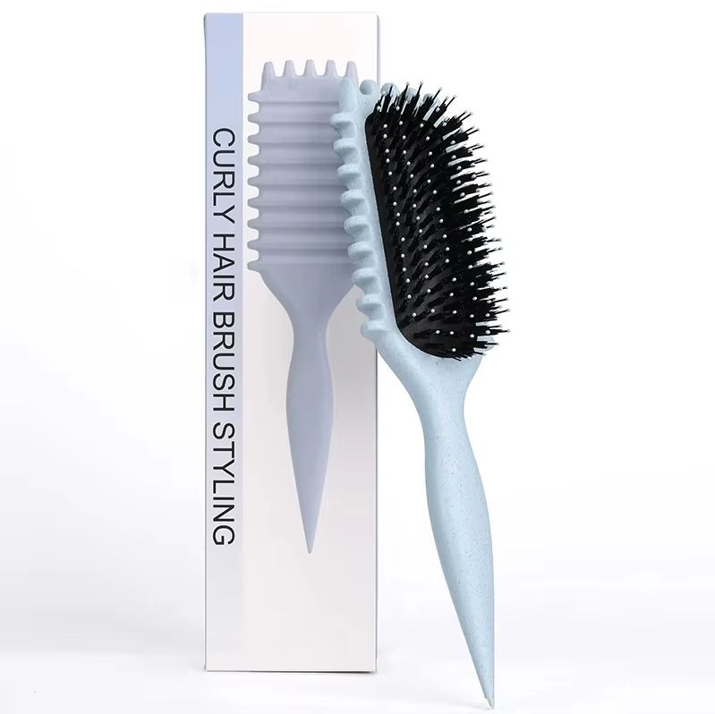 Salon Styling Curly Hair Brush  Professional Detangling  Shaping Tool For Mens And Womens Natural C 8