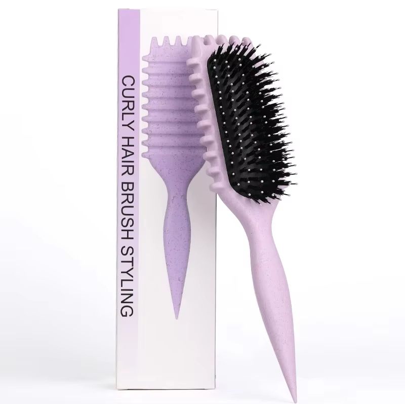 Salon Styling Curly Hair Brush  Professional Detangling  Shaping Tool For Mens And Womens Natural C 9