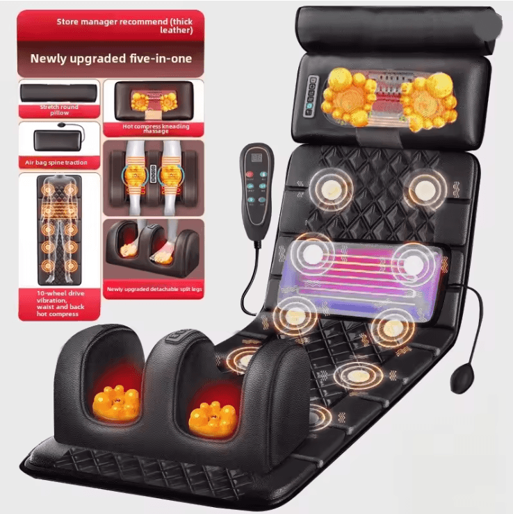 Electric Full Body Massage Mattress With Heating And Vibration Cushion 1