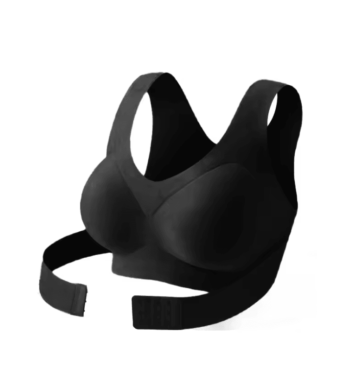 Seamless Posture Correction Bra Wireless Push Up Bralette With Back Support 2