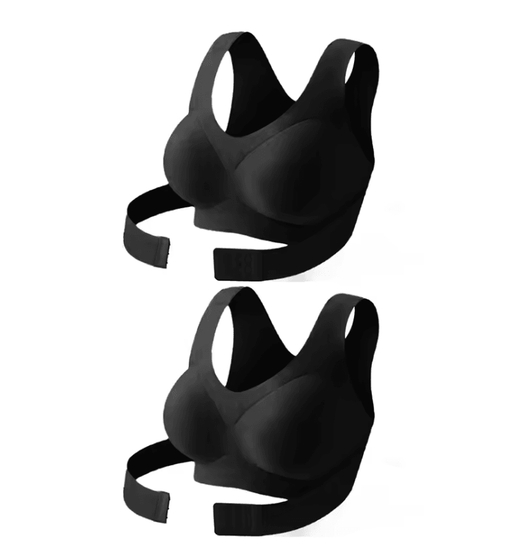 Seamless Posture Correction Bra Wireless Push Up Bralette With Back Support 4