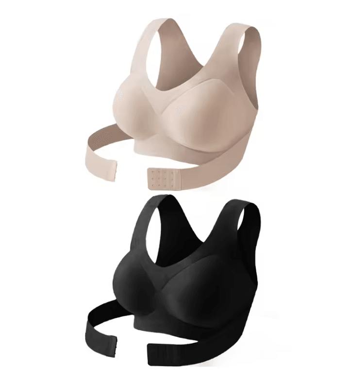Seamless Posture Correction Bra Wireless Push Up Bralette With Back Support 5