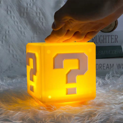 LED Question Mark Night Light  USB Rechargeable Kids Table Lamp For Bedroom  Playroom 2