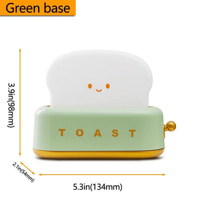 Creative Bread Toast Night Light  USB Rechargeable LED Lamp For Bedroom  Holiday Decor 6
