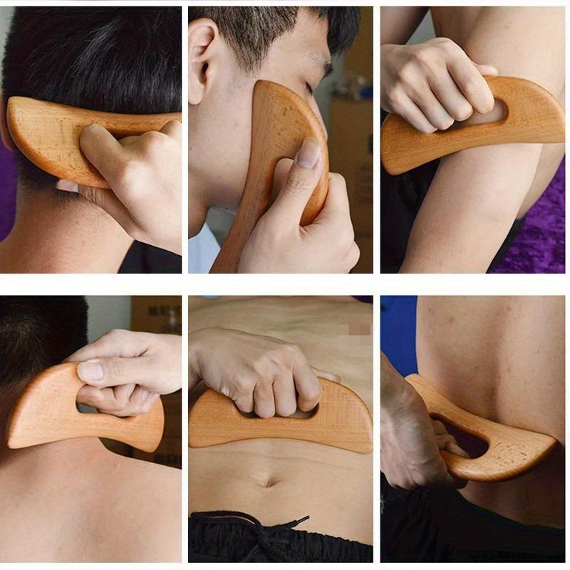 Body Massage Therapy Tool, Wooden Gua Sha Scraper, Slimming Guasha Massage Board, Scraping Board