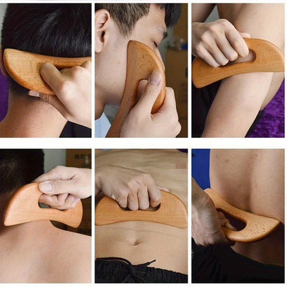 Body Massage Therapy Tool, Wooden Gua Sha Scraper, Slimming Guasha Massage Board, Scraping Board