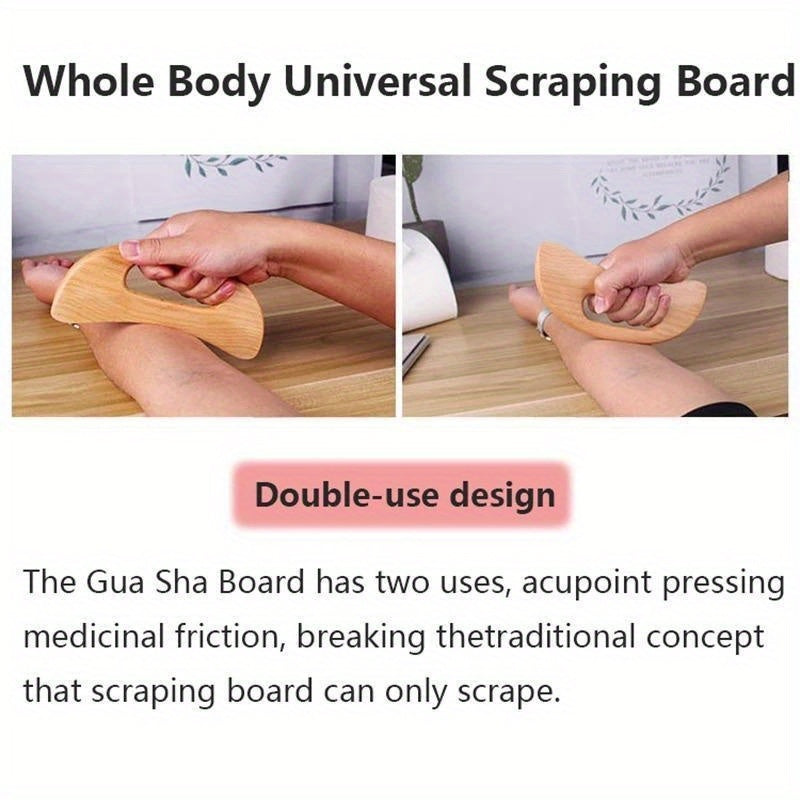 Body Massage Therapy Tool, Wooden Gua Sha Scraper, Slimming Guasha Massage Board, Scraping Board