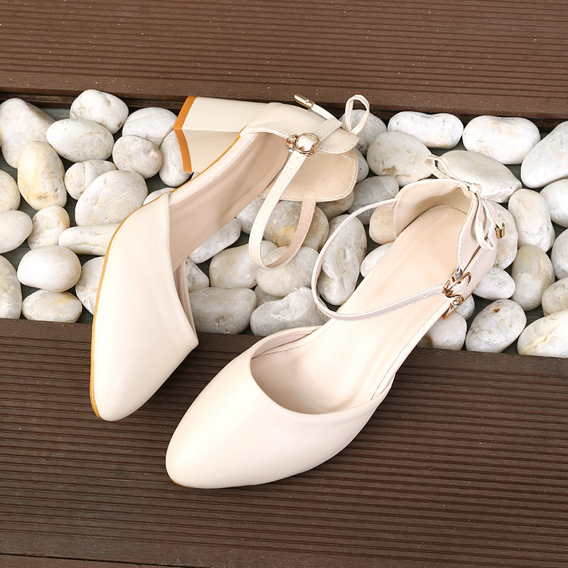Fairy Style ThinStrap High Heels Spring Summer Bowknot Pumps With Golden Buckle Chic  Comfortable W 2