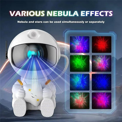 Galaxy Star Astronaut LED Projector Night Light  Starry Sky Lamp For Kids  Bedroom Decoration 2