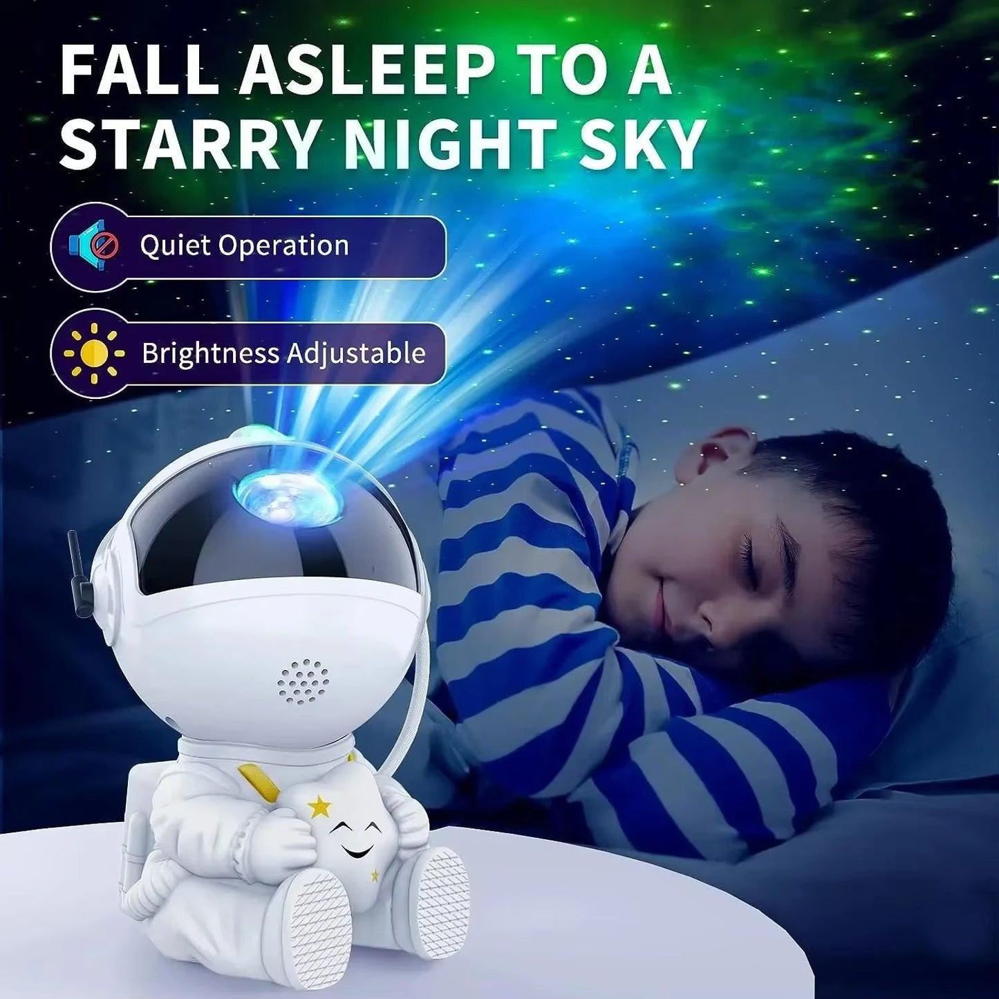 Galaxy Star Astronaut LED Projector Night Light  Starry Sky Lamp For Kids  Bedroom Decoration 3