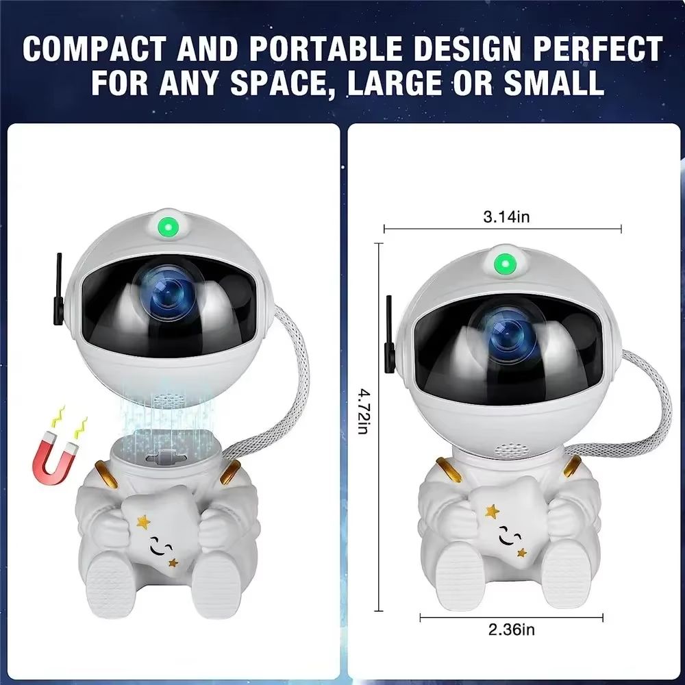 Galaxy Star Astronaut LED Projector Night Light  Starry Sky Lamp For Kids  Bedroom Decoration 5