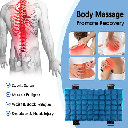 Resin Heat Cold Shoulder Waist Leg Arms, Multifunctional Back Massage Pad Mat, Neck Knee Full Body Muscles Relax Pads