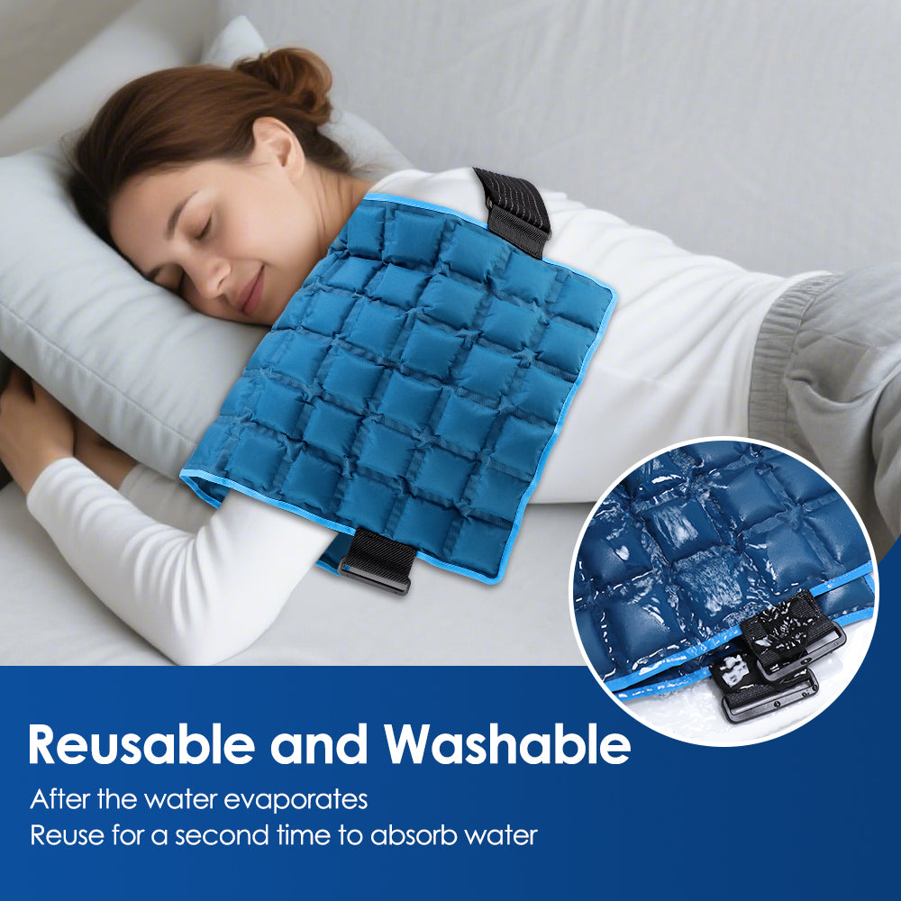Resin Heat Cold Shoulder Waist Leg Arms, Multifunctional Back Massage Pad Mat, Neck Knee Full Body Muscles Relax Pads
