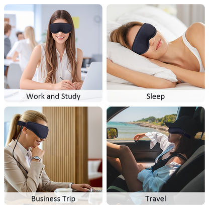 Facial Mask for Eye Relief and Fatigue Reduction, Level 3 Electric Steam Eye Massager, Constant Temperature Hot Compress