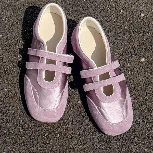 Womens Silver Gray Lace-Up Sneakers, Lightweight Suede & Mesh Comfort Shoes with White Socks for Casual Wear