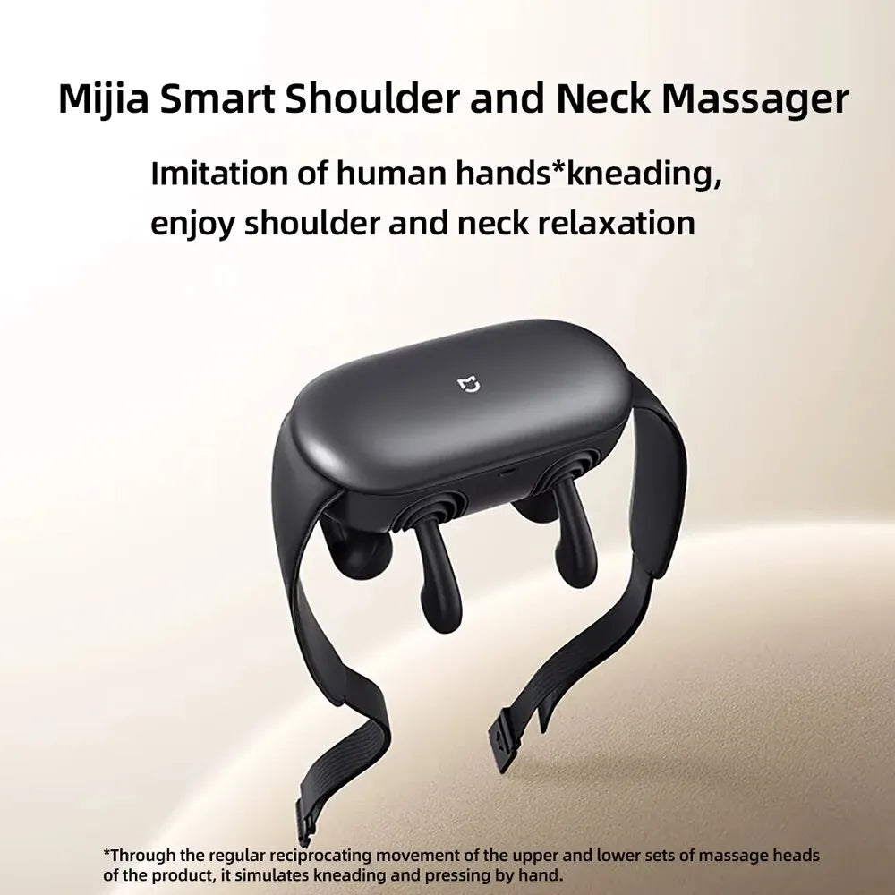 Integrated Massage Hot Compress Xiaomi Mijia Smart Neck And Shoulder Massager Custom Mode Work With 1