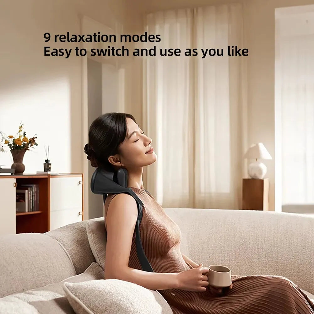 Integrated Massage Hot Compress Xiaomi Mijia Smart Neck And Shoulder Massager Custom Mode Work With 2
